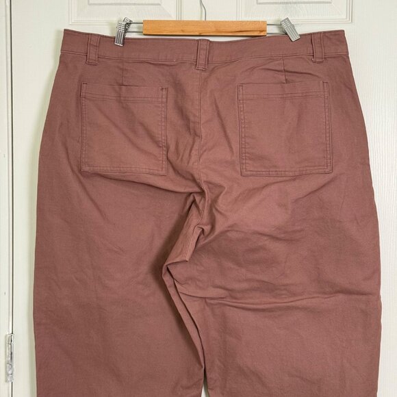 Old Navy Barrel Leg Jeans Womens 20 Plus Pink Relaxed Stretch Boho Chic Preppy - Picture 8 of 16